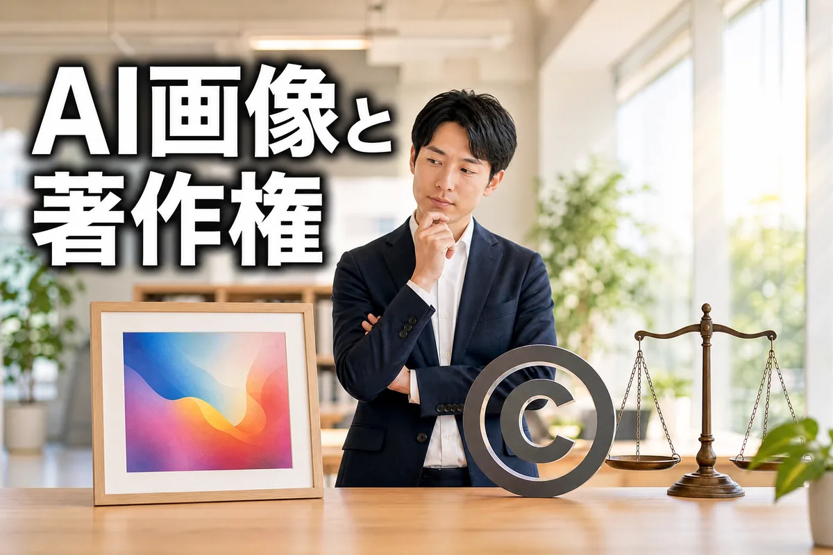 AI画像の著作権はどうなる？生成AIで作った画像を使うときの注意点