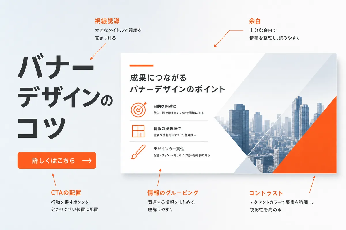 バナーデザインのコツ｜クリック率が上がる制作テクニック