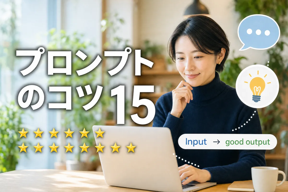 ChatGPTプロンプトのコツ15選｜初心者でもすぐ使えるテクニック