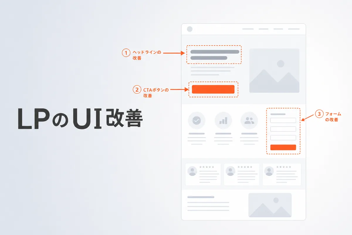 LP（ランディングページ）のCVRを上げるUI改善ポイント10選