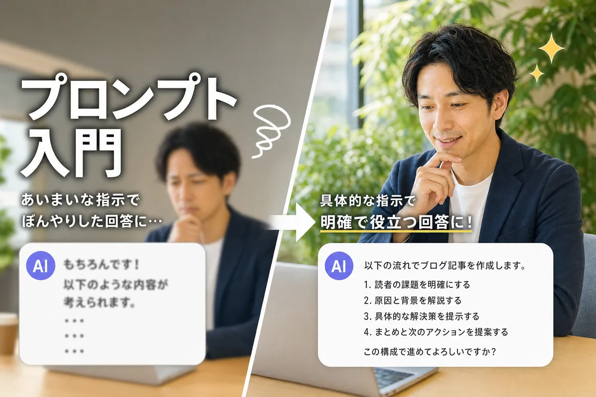 プロンプトエンジニアリング入門｜AIの回答精度を劇的に上げるコツ