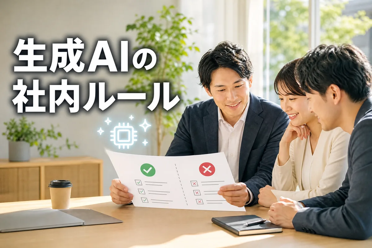 生成AIの社内ルールの作り方｜ガイドライン策定の手順と必須項目